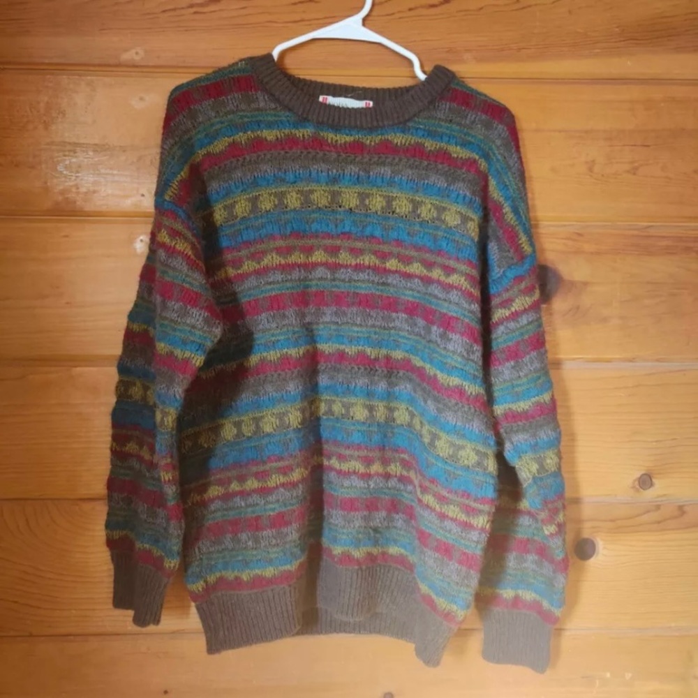 Multicolor Vintage Striped Sweater